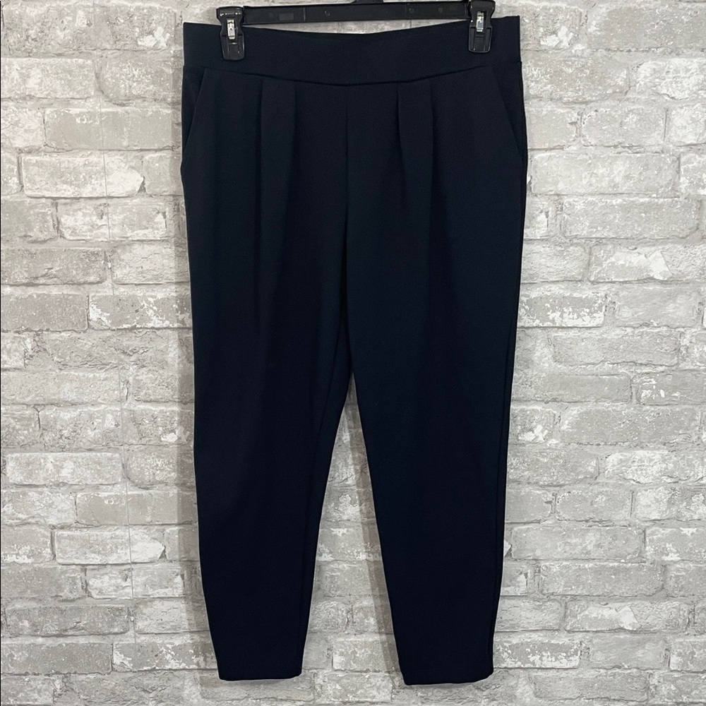 Modern Ambition Black Ponte Knit Straight Leg Pants